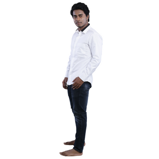 Smart Casual White Shirt by WearVega.
