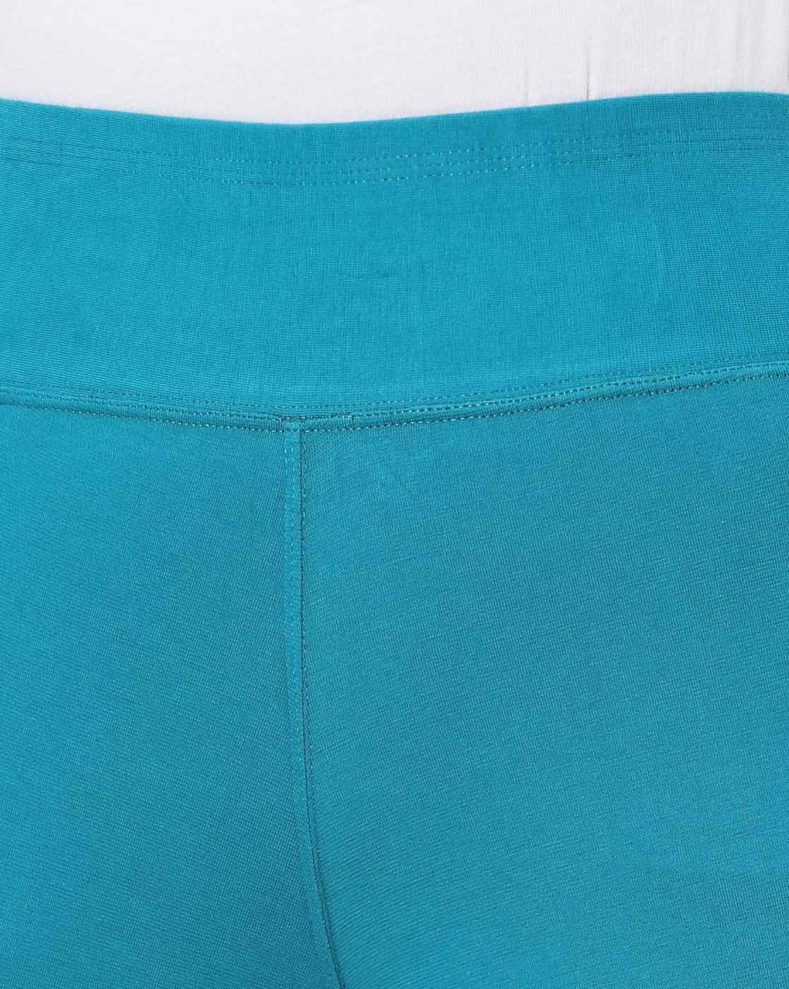 Adorna Active Leggings - Teal Green