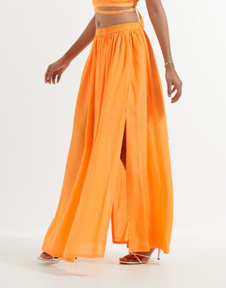 Orange Marae Skirt Down View