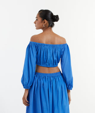 Blue Abel Crop Top Back View