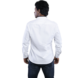Smart Casual White Shirt by WearVega.