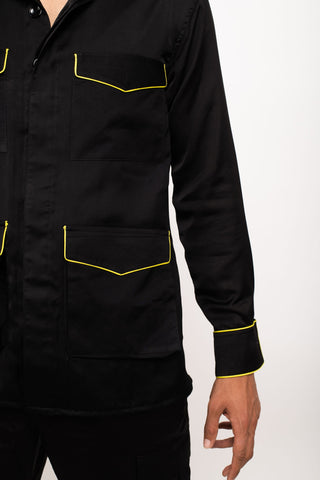 Black-Neon Jacket by WearVega.