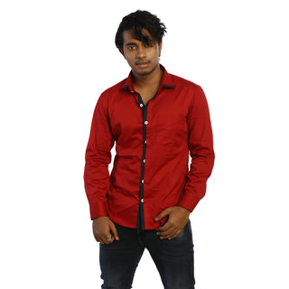 Stand Out Design Maroon Shirt by WearVega.