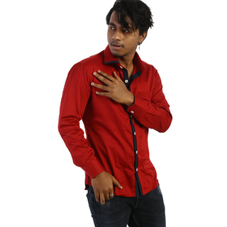 Stand Out Design Maroon Shirt by WearVega.