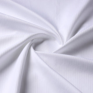 Cuffed Sleeves White Shirt by WearVega.